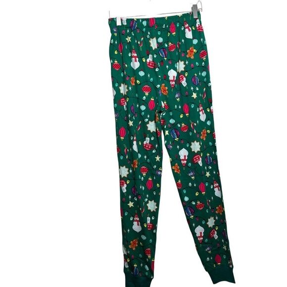 Holiday Lane Pajama Pants Men's Small Green Christmas Gingerbread Holiday NWT - Picture 5 of 9
